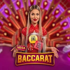 Mega Baccarat by Pragmatic Play, showcased at millionerscasino.de – game logo