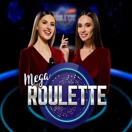 Mega Roulette online game logo by Pragmatic Play on millionerscasino.de