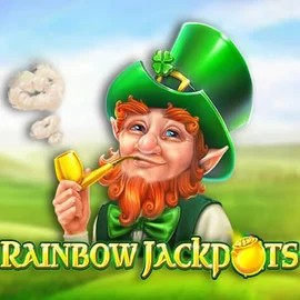 Official Jackpots logo: Rainbow Jackpots by Red Tiger Gaming at Millioner Casino