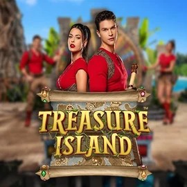 Treasure Island slot logo by Pragmatic Play at Millioner Casino